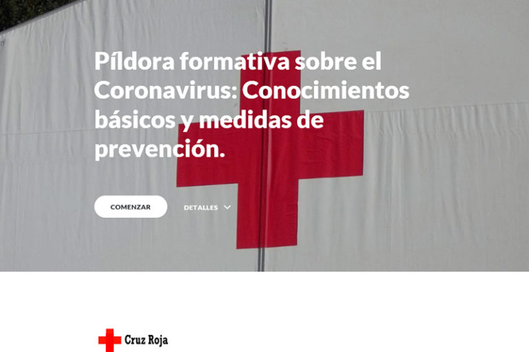 Cruz Roja lanza un curso informativo sobre el COVID-19