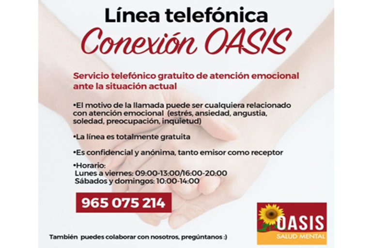 Oasis Salud Mental crea “Conexión Oasis”
