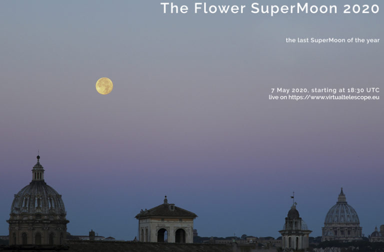 «Luna llena de flor» la última superluna de 2020
