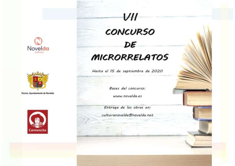 Se abre el plazo de presentación de trabajos al VII Concurso de Microrrelatos “Ciudad de Novelda”
