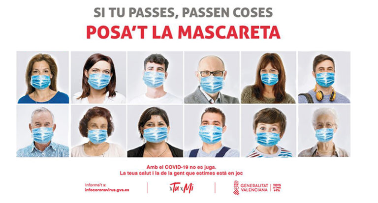 La Comunitat Valenciana registra 892 nuevos casos de coronavirus y 706 altas en la última jornada