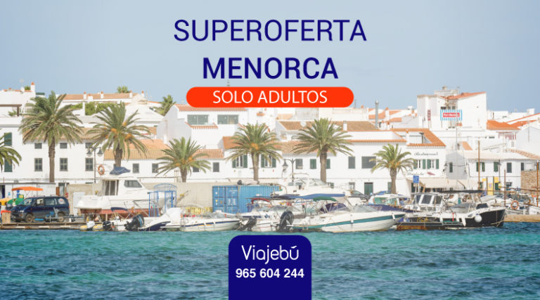 Alicante-Menorca, una gran opción para estas vacaciones