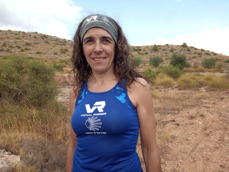 100k en elíptica y cuarta en el 10k virtual Trail para Mª Carmen Iñesta