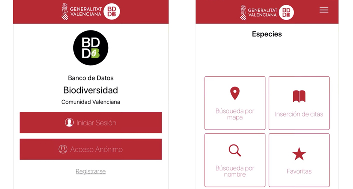 La Generalitat pone en marcha una ‘app’ que muestra por geolocalización la flora y fauna de la Comunitat Valenciana