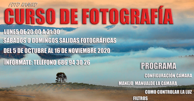 Nuevo curso de fotografía impartido por Ramiro Verdú