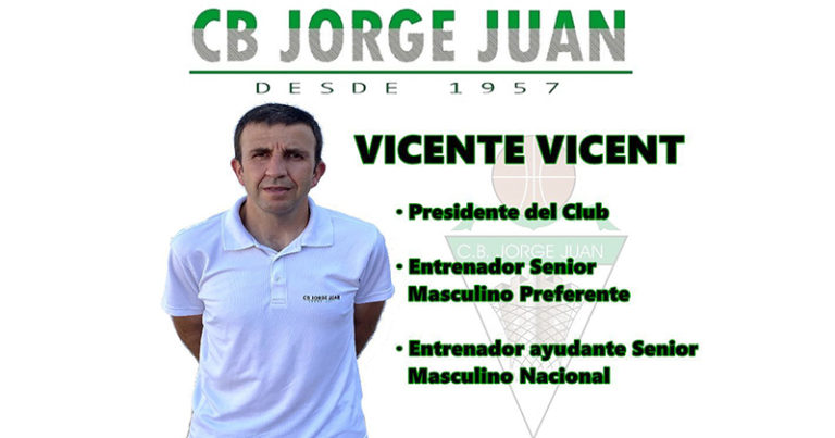 Vicente Vicent regresa al CB Jorge Juan