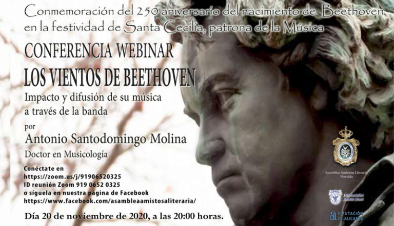 La Asamblea Amistosa Literaria conmemora a Beethoven en la festividad de Santa Cecilia