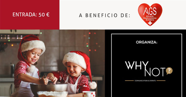 La III Gala “Una Infancia por Navidad” se celebrará a beneficio de Alicante Gastronómica Solidaria