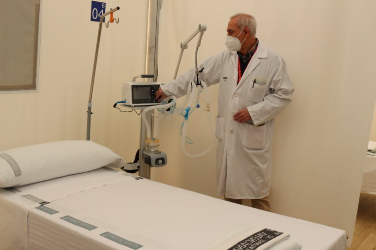 Los hospitales de campaña de la C.V. ya están preparados. 80 camas en Alicante, 80 en Castellón y 120 en el de Valencia.