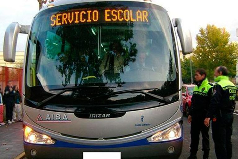 Campaña especial de Tráfico para controlar la seguridad del transporte escolar en la Comunitat Valenciana