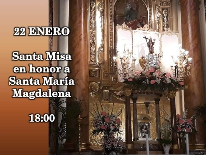 Santa Misa en honor a Santa María Magdalena