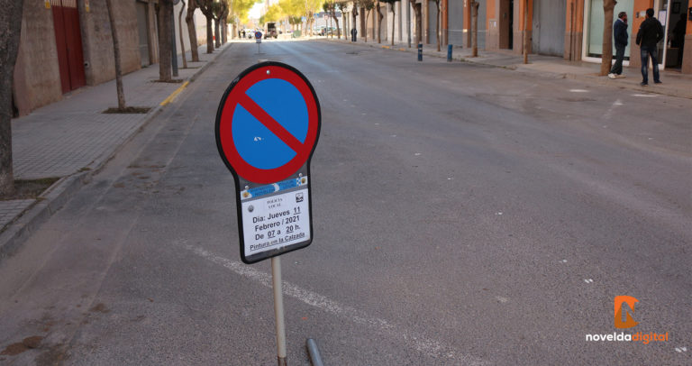 La concejalía de Tráfico modifica el sentido del estacionamiento en Maria Cristina para proporcionar mayor seguridad