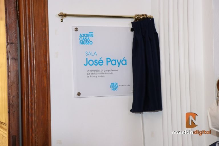 Homenaje a Pepe Payá en Novelda