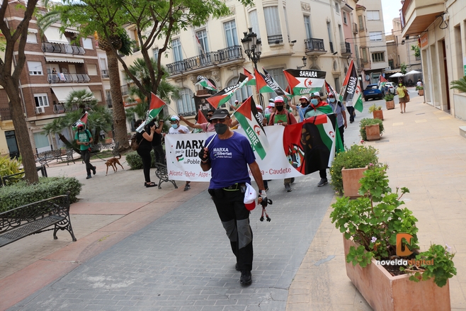 La marcha por la libertad del pueblo saharaui llega a Novelda