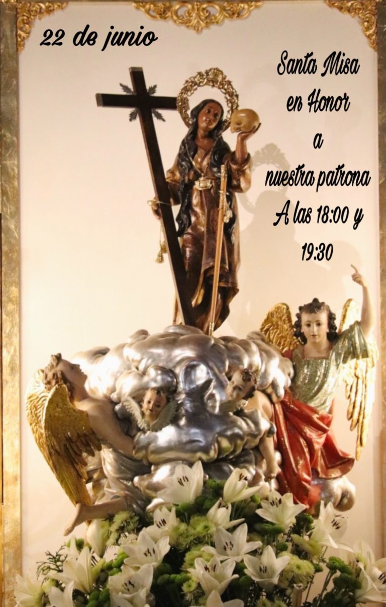 Solemne Misa en honor a Santa María Magdalena