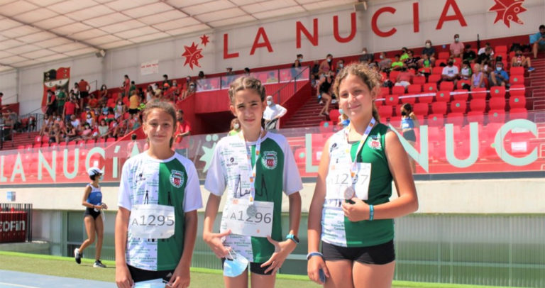 Las atletas del Club Atlético Novelda Carmencita destacan en el Campeonato Provincial SUB-12 de los Juegos Escolares de la Comunidad Valenciana