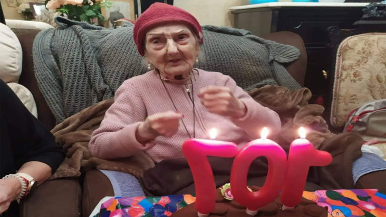 Doña Luisita cumple 107 años