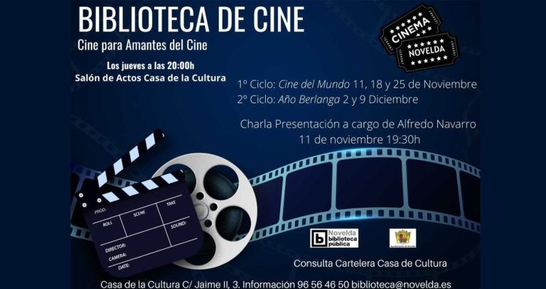 La Biblioteca Municipal presenta el CineClub “Biblioteca de Cine”