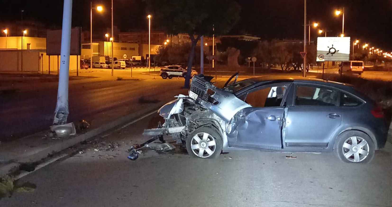 Cinco heridos en Novelda por un accidente de tráfico provocado por un conductor que multiplicaba por 7 la tasa de alcohol permitida
