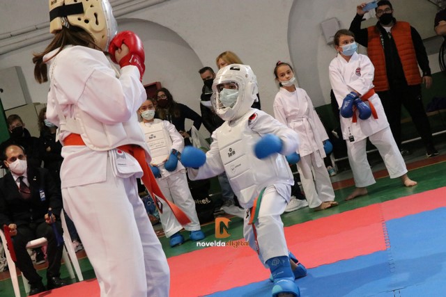 Torneo en edad escolar de Karate en Novelda