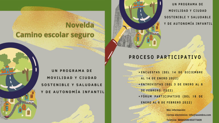 Proceso Participativo «Novelda Camino Escolar Seguro»