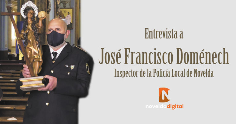 El inspector José Francisco Doménech se jubila tras más de 36 años en la Policía Local de Novelda