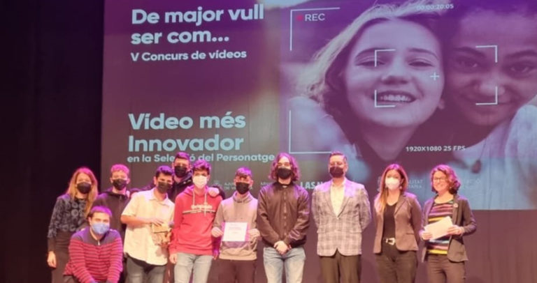 El IES LA MOLA gana el premio al Vídeo Más Innovador del concurso “De major vull ser com”
