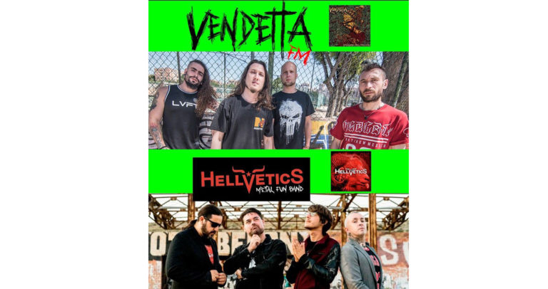 Este sábado actuarán en Novelda los grupos de música Vendetta y Hellvetics