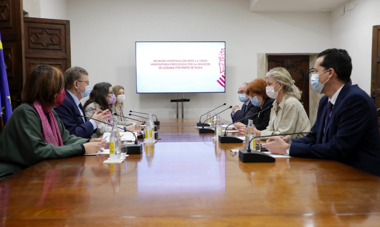 Ximo Puig activa un plan con medidas inmediatas para convertir a la Comunitat Valenciana en un «corredor humanitario» de ayuda a Ucrania