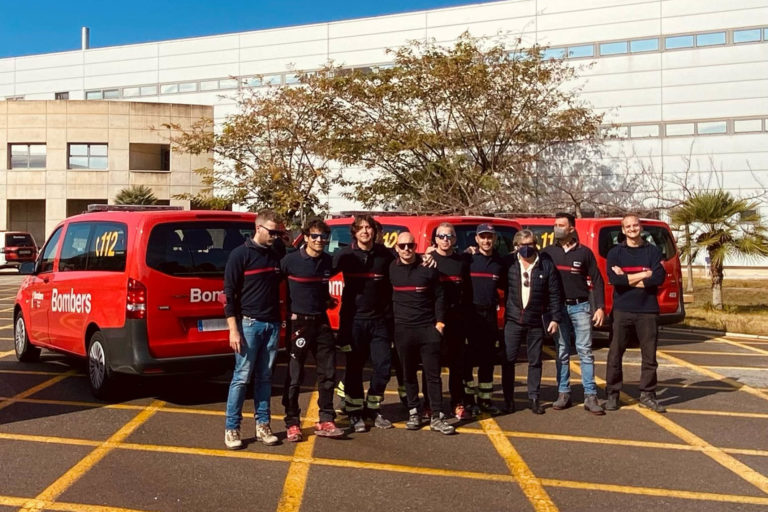 Cuatro vehículos de bomberos de la Diputación de Alicante viajan a Ucrania para llevar ayuda humanitaria y traer refugiados
