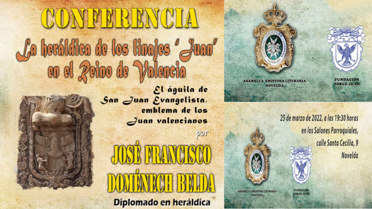 José Francisco Domenech dará una conferencia sobre heráldica