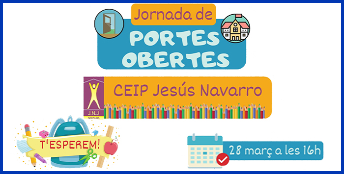 El CEIP Jesús Navarro Jover tendrá jornada de puertas abiertas el próximo lunes