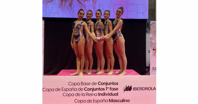 Las gimnastas del club noveldense Kankudai y la Comunidad Valenciana ganan la Copa de la Reina por conjuntos en la categoría juvenil