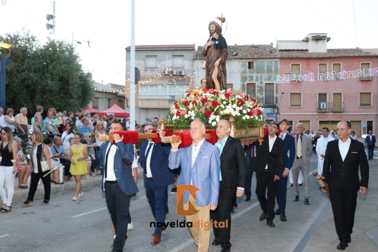 San Roque se despide de sus fiestas con un concurso de dibujo y la tradicional Santa Misa y procesión