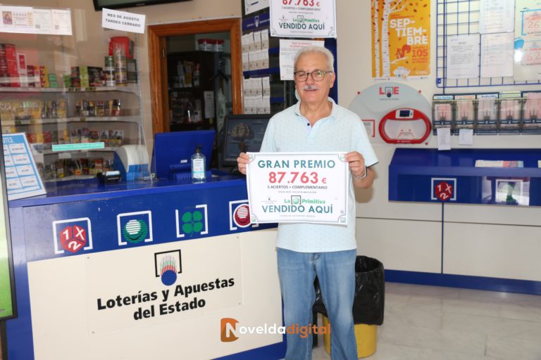 La Primitiva deja un premio de 87.763’15 € en Novelda