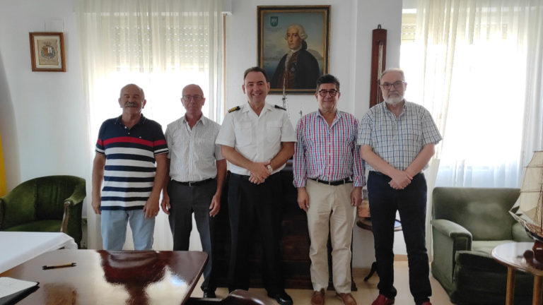 La Comisión del 250 aniversario de la muerte de Jorge Juan se reúne con el Comandante Naval