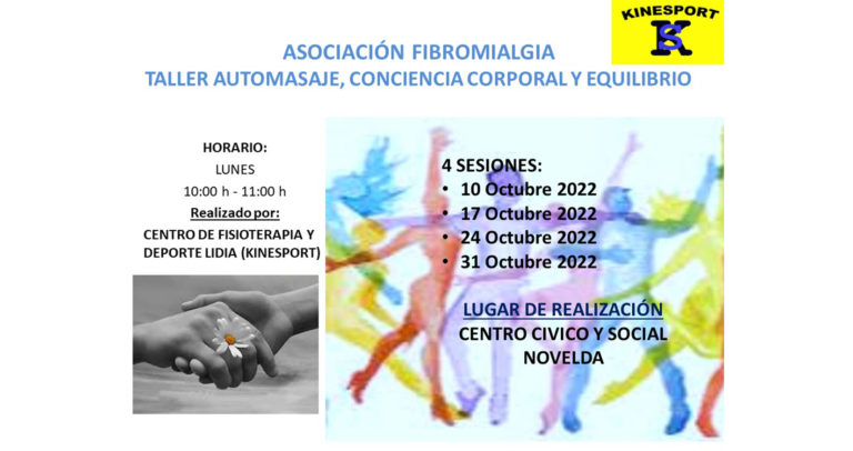 La Asociación de Fibromialgia de Novelda organiza un taller de automasaje, conciencia corporal y equilibrio
