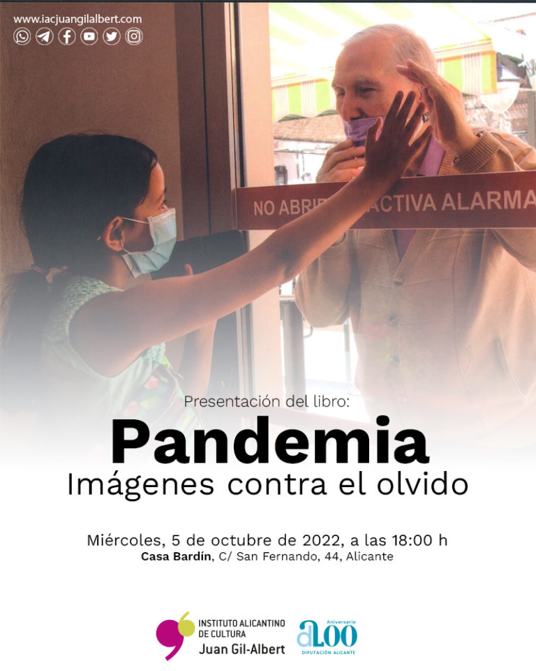 El Instituto Juan Gil-Albert reúne las imágenes más impactantes de la pandemia en su nueva publicación