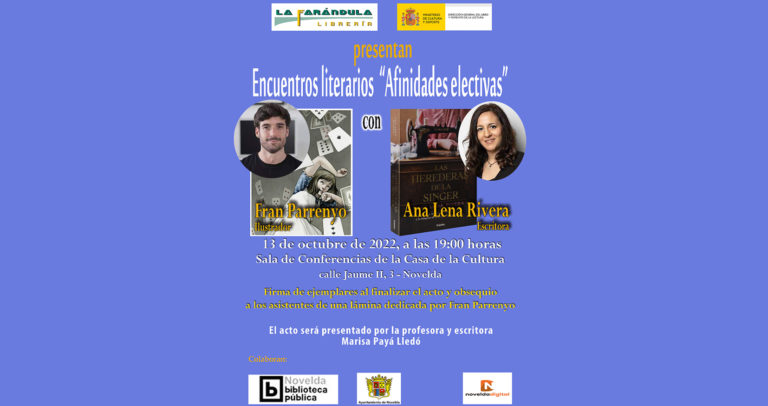 La librería La Farándula organiza el encuentro literario «Afinidades electivas»