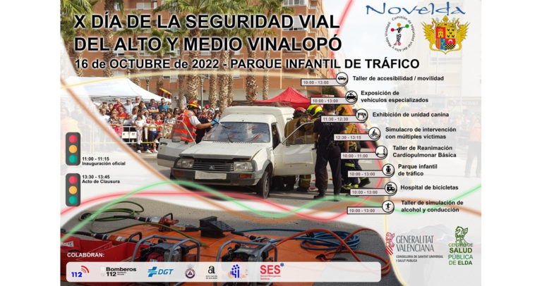 Novelda acogerá el X Día de la Seguridad Vial del Alto y Medio Vinalopó