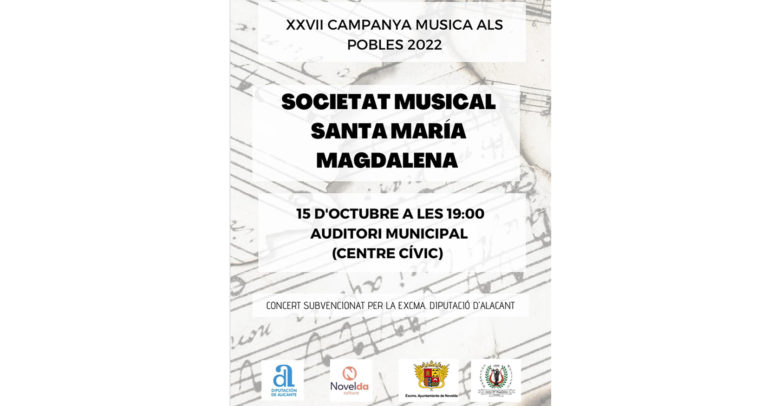 La Sociedad Musical Santa María Magdalena ofrecerá este sábado un concierto dentro de la campaña «Música als pobles»