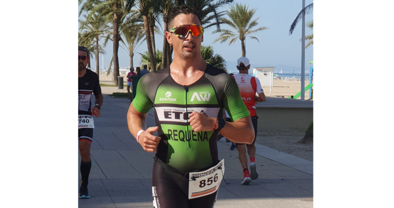 Antonio Requena consigue el subcampeonato autonómico de su categoría en el Ironman ICAN Triathlon Gandía 2022