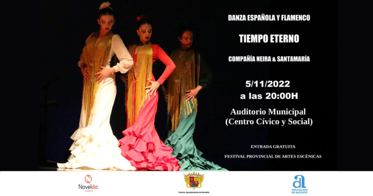 El Auditorio Municipal acoge la interpretación de Danza Española y Flamenco ‘Tiempo Eterno’