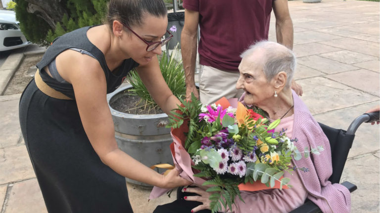 Doña Luisita cumple 108 años