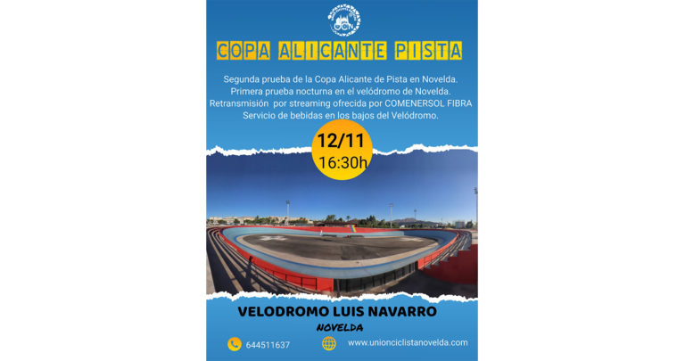 El Velódromo Luis Navarro Amorós acoge este sábado la segunda prueba de la Copa Alicante de Pista