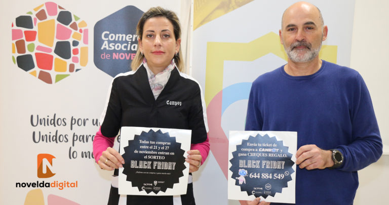 El Mercado de Abastos y Comercios Asociados de Novelda presentan la campaña para el Black Friday