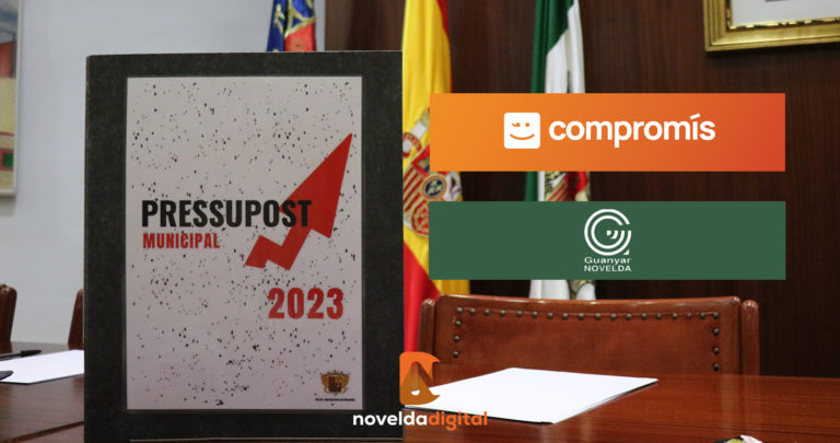 Conoce los pactos de Compromís per Novelda y Guanyar Novelda con el equipo de Gobierno para dar su apoyo a los Presupuestos Municipales 2023