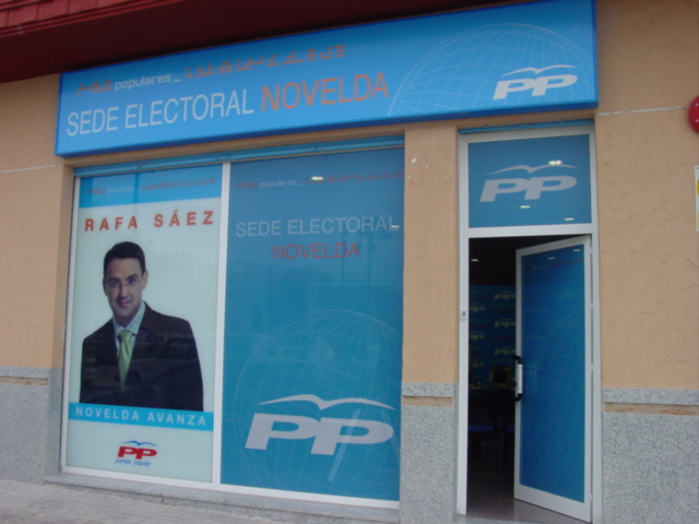Inauguración de la sede electoral del Partido Popular en Novelda