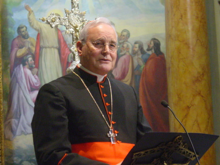 El cardenal Carlos Amigo ofrece una ponencia en la parroquia de San Pedro Apóstol en Novelda