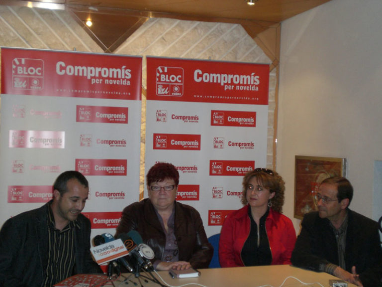 Tres candidatos autonómicos refuerzan la candidatura de “Compromís per Novelda”